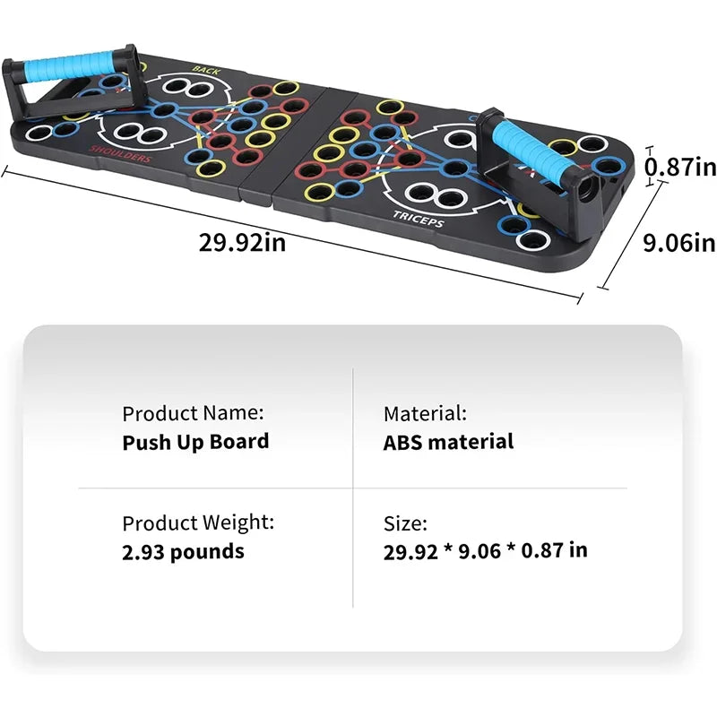 Push Up Support Board Multifunctional Exercise Chest and Abdominal Muscle Training Board for Home Fitness