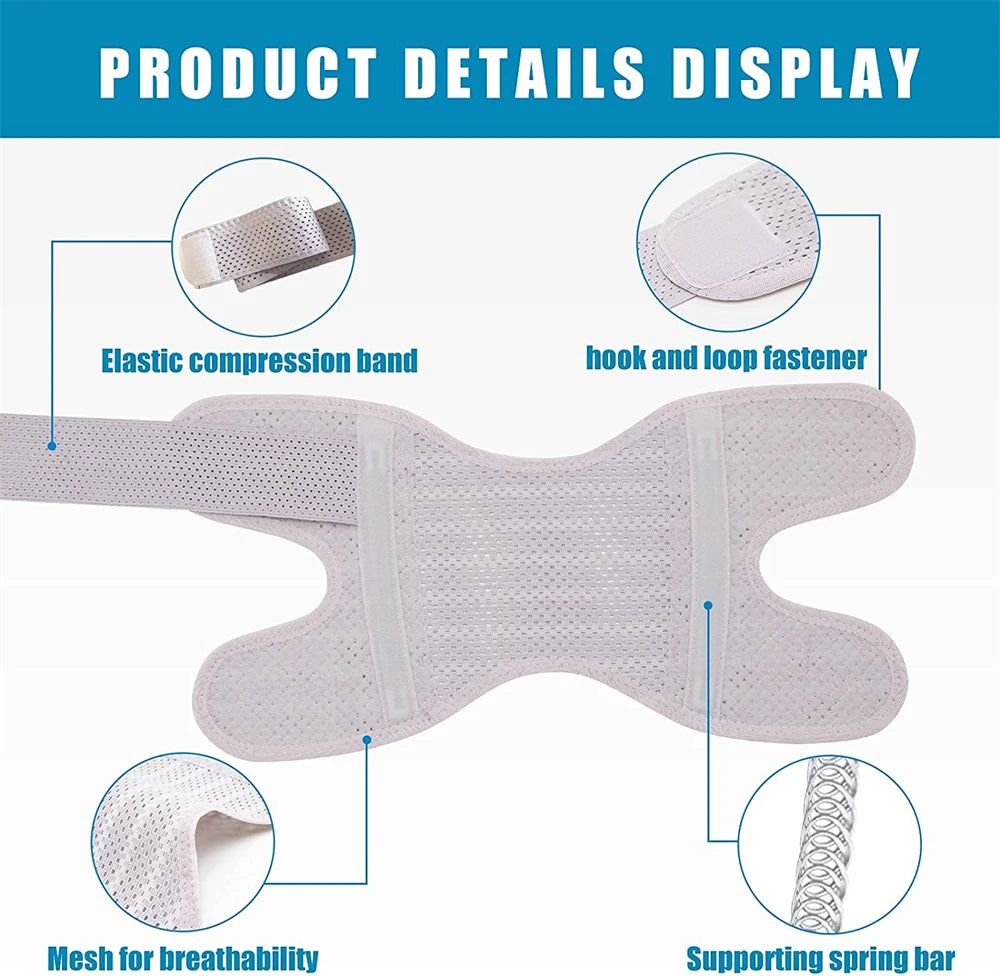Adjustable Knee Brace with Side Stabilizers
