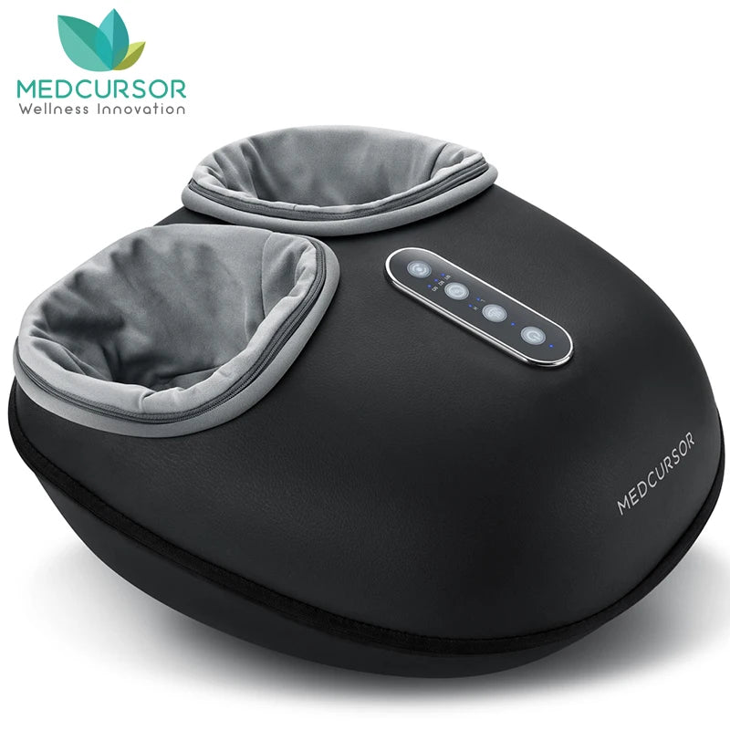 Shiatsu Foot Massager Machine with Heat, Roller Massage for Muscle Relaxation and Pain Relief, Electric Fully Wrapped Foot Massage
