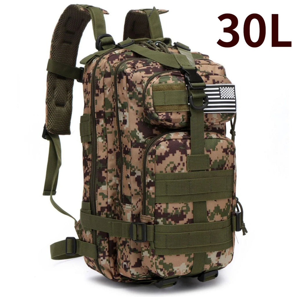 30L/50L 1000D Nylon Waterproof Trekking Fishing Hunting Backpack Outdoor Rucksack Tactical Sports Camping Hiking