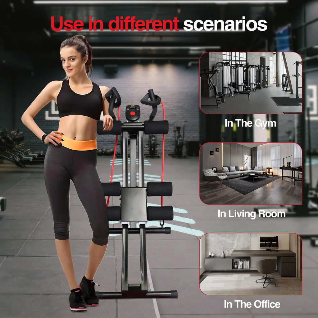 Foldable Core & Abdominal Trainer Fitness Equipment