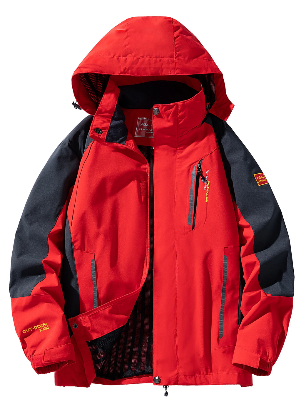 Men's Waterproof Hiking Jacket Large Size Windproof Windbreaker Camping Hunting Running Trekking Fishing Coat Men Outdoor