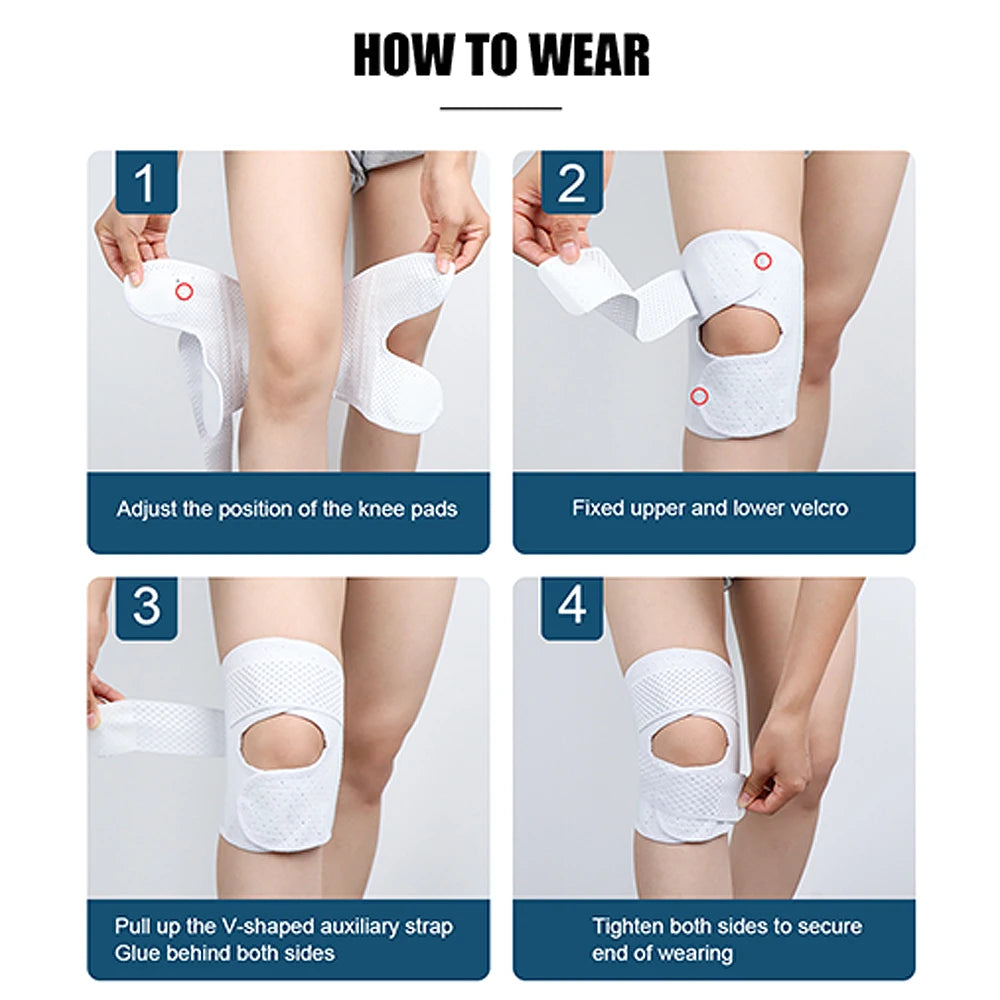 Adjustable Knee Brace with Side Stabilizers