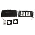 2‑Burner Portable Camping Stove 2500W Each Gas Grill Stove with Carry Case Butane/LPG Compatible